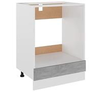 vidaXL Oven Cabinet Lyon Concrete Grey 60x46x81.5 cm Engineered Wood