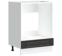 vidaXL Oven Cabinet Porto Black Engineered Wood