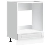 vidaXL Oven Cabinet Porto High Gloss White Engineered Wood