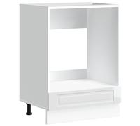 vidaXL Oven Cabinet Porto High Gloss White Engineered Wood oven unit