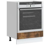 vidaXL Oven Cabinet Porto Smoked Oak Engineered Wood