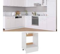 vidaXL Oven Cabinet White 60x46x81.5 cm Engineered Wood UK HOT