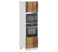 vidaXL Oven Cabinets 2 pcs Lucca Old Wood Engineered Wood
