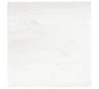 vidaXL OVIEDO Cream Square Area Rug - 240x240 cm Soft Polyester, Underfloor Heating Safe, Modern Short Pile Rug, Home/Office