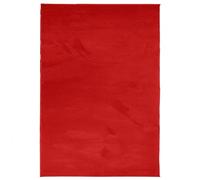 vidaXL OVIEDO Short Pile Area Rug - 100% Polyester, Red, 160x230 cm - Soft, Tested for Harmful Substances, Ideal for Heated Floors