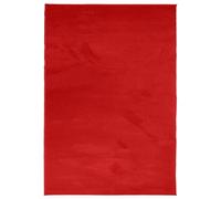 vidaXL OVIEDO Short Pile Area Rug - 100% Polyester, Red, 160x230 cm - Soft, Tested for Harmful Substances, Ideal for Heated Floors