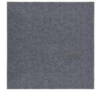 vidaXL Carpet Runner Dirt Trapper – Durable, Dirt & Moisture Absorbing, Non-slip Grey 100x100 cm