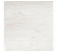 vidaXL OVIEDO Short Pile Rug - Square 240x240 cm, Beige, Soft Floor Carpet, Polyester, For Living Room/Bedroom/Office, Underfloor Heating Compatible