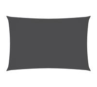 vidaXL Oxford Fabric Sunshade Sail - Rectangular, 6x8m, Water-Resistant, UV Protection, Anthracite - Ideal for Outdoor Spaces