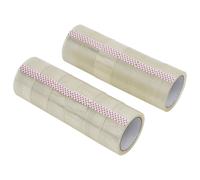 vidaXL Packaging Tape 12 pcs Transparent 48 mm x 66 m