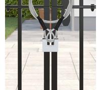 vidaXL Padlock 12 pcs Silver Steel