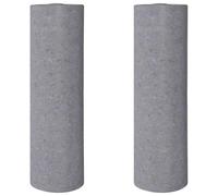 vidaxl Painter Fleece - Non-Slip Reusable Floor Protection mat - Grey, 220 g/m², 5055 x 100 cm - Water-Resistant Covering for Tiles/Carpet/parquet