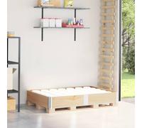 vidaXL Pallet Collar 150x100 cm Solid Wood Pine