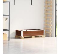 vidaXL Pallet Collar Brown 100x50 cm Solid Wood Pine