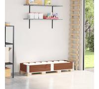 vidaXL Pallet Collar Brown 150x50 cm Solid Wood Pine