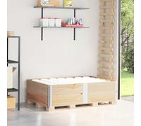 vidaXL Pallet Collars 2 pcs 150x100 cm Solid Wood Pine