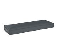 vidaXL Pallet Cushion Bench Anthracite - Polyester Rectangular Cushion 120x40x8cm - Indoor Seatings for Lounge/Living Room