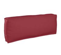 vidaXL Pallet Cushion for Backrest Wine Red 120 x 40 x 12 cm