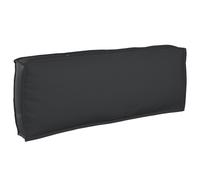 vidaXL Pallet Cushion Set 2 pcs Black Oxford fabric