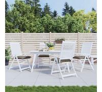 vidaXL Pallet Cushions 4 pcs Taupe 19.7x19.7x2.8 Oxford Fabric