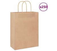Paper Bags with Handles Kraft Bag Paper Gift Bag Paper Bag With Handle vidaXL
