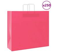 Paper Bags with Handles Kraft Bag Paper Gift Bag Paper Bag With Handle vidaXL