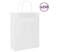 Paper Bags with Handles Kraft Bag Paper Gift Bag Paper Bag With Handle vidaXL