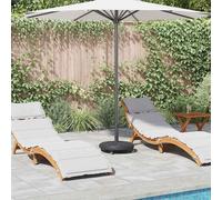 vidaXL Parasol Base Art Deco Black Ø 45 x 39.5 cm Iron