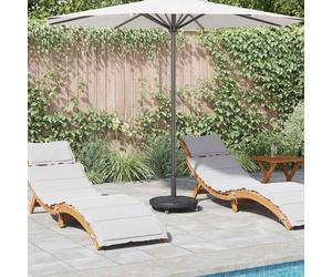 vidaXL Parasol Base Art Deco Black Ø 45 x 39.5 cm Iron