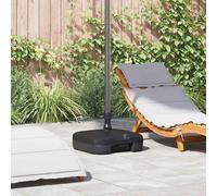 vidaXL Parasol Base Black 45 x 45 x 29.5 cm High-density polyethylene