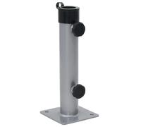 Parasol Base for Pole Outdoor Umbrella Base Holder Stand Matt Steel vidaXL
