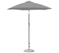 vidaXL Parasol Base for 40-50 mm Pole 26.45 kg Grey for 40-50 mm Poles, Modern, Weatherproof Parasol Stand, Robust Parasol Base, Practical Sun Protection for the Garden