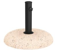 vidaXL Parasol Base for Poles 37/42/52/58 mm Concrete Yellow 20 kg