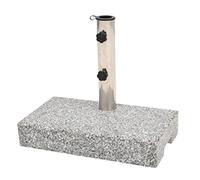 vidaXL Parasol Base Granite Rectangular 25 kg | Strong granite design that'll keep things steady, Perfect for outdoor umbrellas and parasols, Built to handle the elements