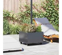 vidaXL Parasol Base Manual Anthracite 45 x 45 x 45 cm Steel