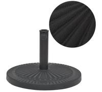 vidaXL Parasol Base Resin Round Black 29 kg