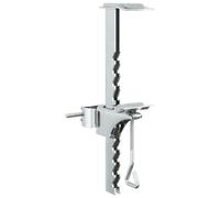 vidaXL Parasol Base Silver Steel, vidaXL