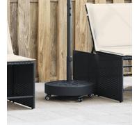 vidaXL Parasol Base with Wheels for Pole Diameter 38 / 48 mm 27 kg Round