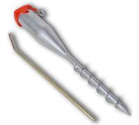 vidaXL Parasol Stand 55 cm Galvanised Steel UK HOT