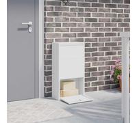 Parcel Drop Box with Storage with Door with Lock Outdoor Mailbox Secure vidaXL