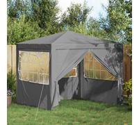 VidaXL Party Tent 250 X 250 X 240 Cm Light Grey PE And Steel