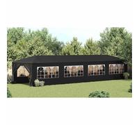 "vidaXL Party Tent - Durable Steel Frame, UV & Water- Polyethylene Gazebo, 12x3m Anthracite, Easy-to-Assemble Outdoor Marquee"