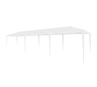 vidaXL Party Tent 3x9 m PE White