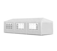 vidaXL Party Tent 3x9m with 8 Walls White Patio Garden Gazebo Marquee Pavilion