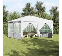 VidaXL Party Tent 400 X 400 X 266 Cm White Polyethylene