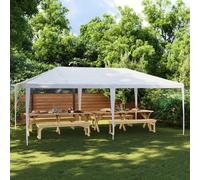 vidaXL Party Tent 4x6 m White, White