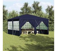 vidaXL Party Tent Blue 400 x 400 x 266 cm Polyethylene