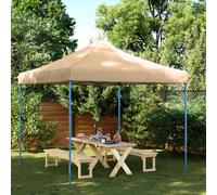 vidaXL Party Tent Folding Beige 292 x 292 x 315 cm Oxford Fabric