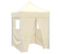 vidaXL Party Tent Folding Cream 200 x 200 x 315 cm Oxford Fabric