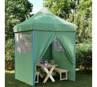vidaXL Party Tent Folding Green 200 x 200 x 306 cm Oxford Fabric